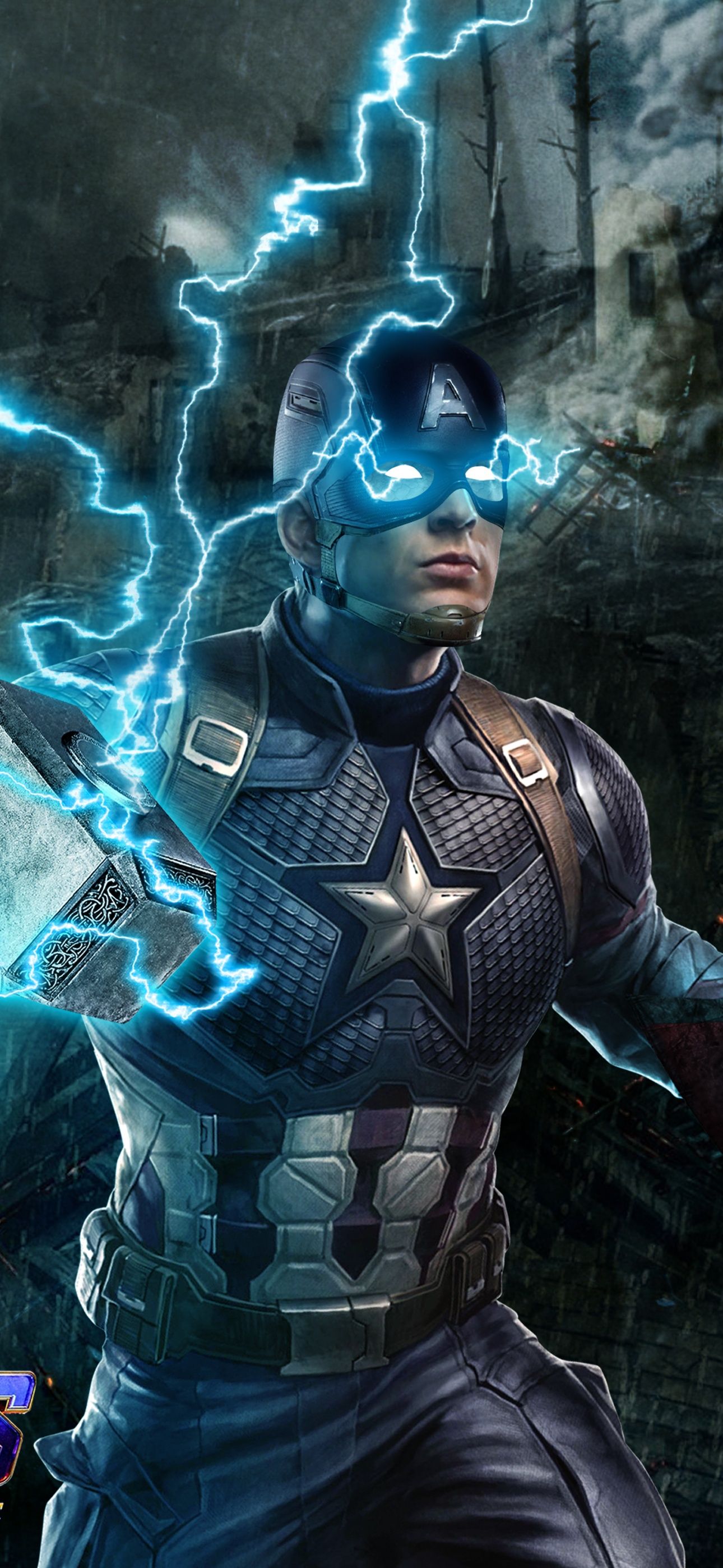 Captain America Wallpaper 4K, Avengers: Endgame, Movies