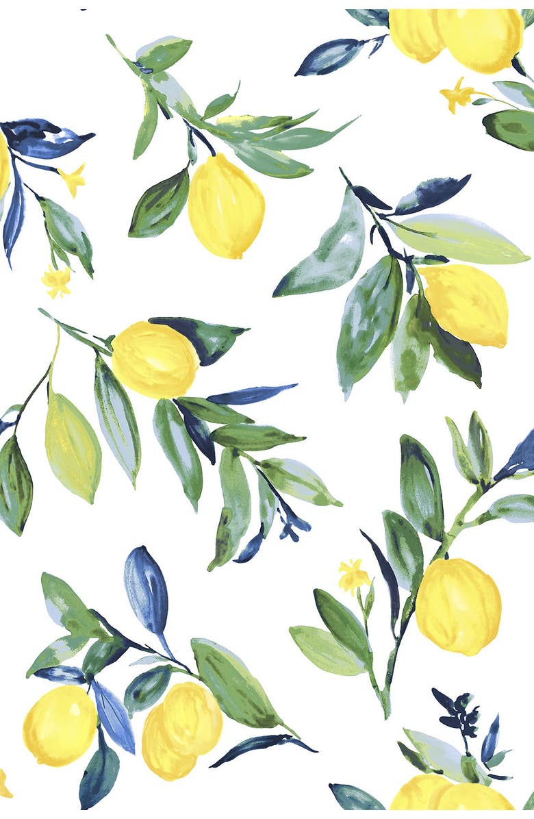 A pattern with lemons and leaves - Lemon