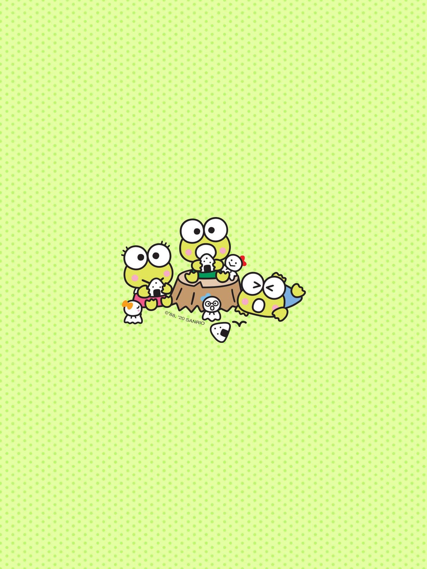 Keroppi and friends wallpaper for phone and desktop - Keroppi