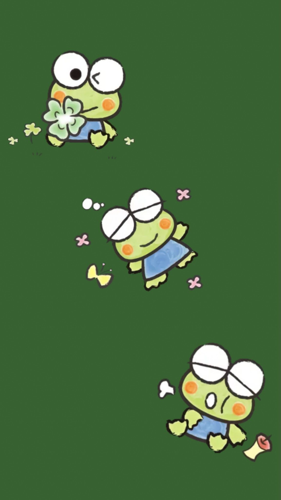 KerokeroKeroppi. Keroppi wallpaper, Sanrio wallpaper, Frog wallpaper