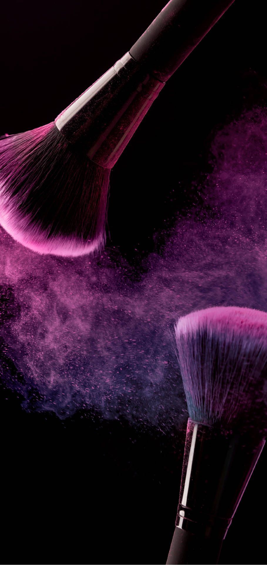 Download Black And Purple Aesthetic Makeup Wallpaper