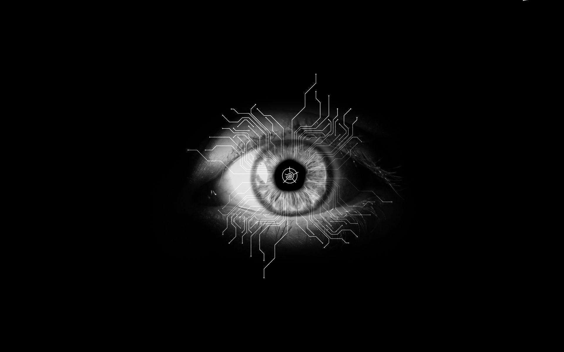 The eye of a person in black and white - Eyes