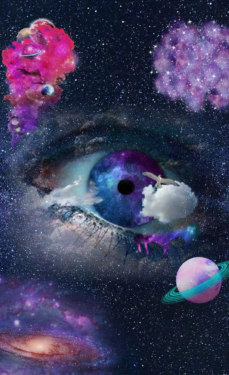 The universe in a single eye - Eyes, galaxy