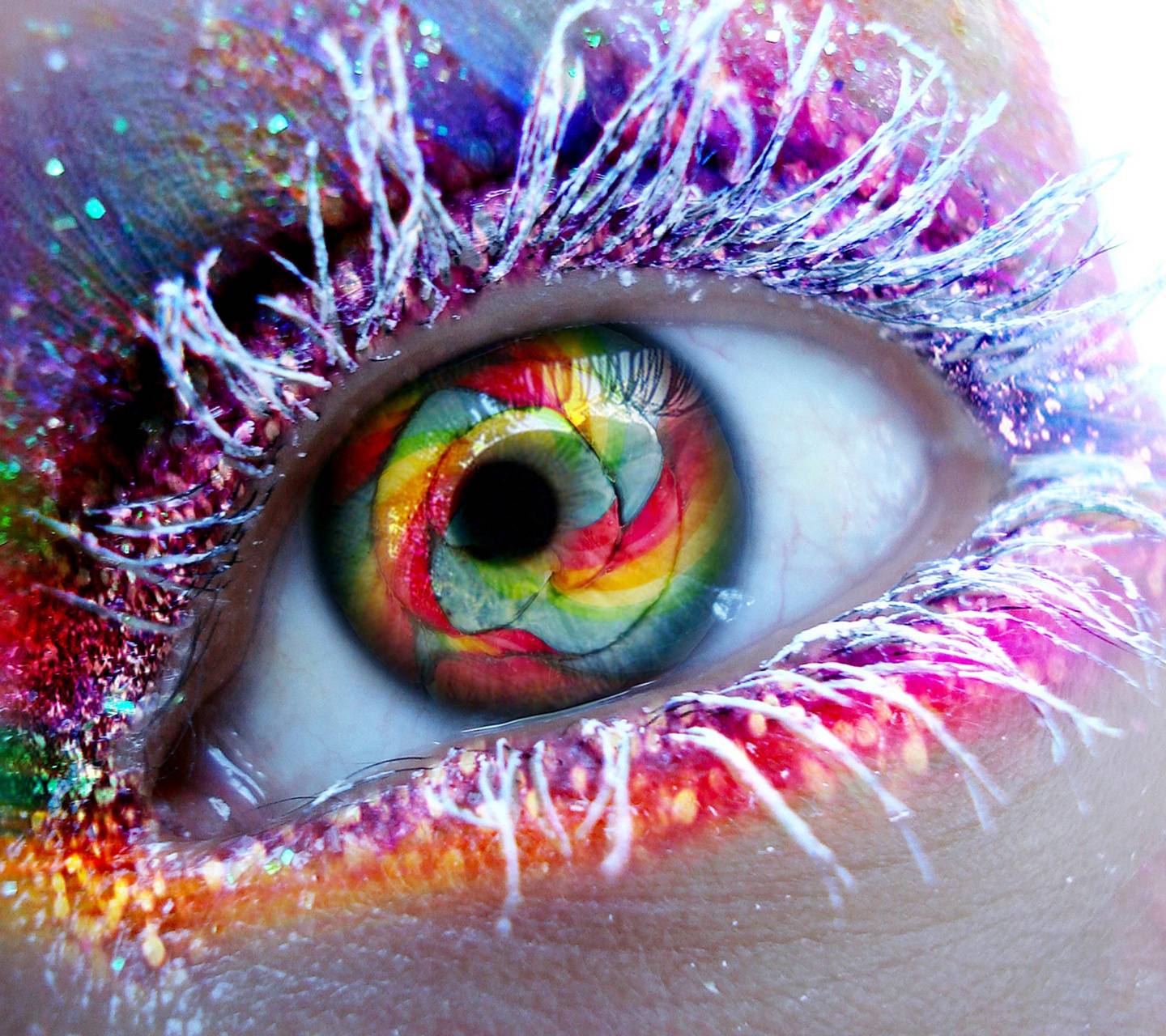 Colorful Eye Wallpaper Free Colorful Eye Background
