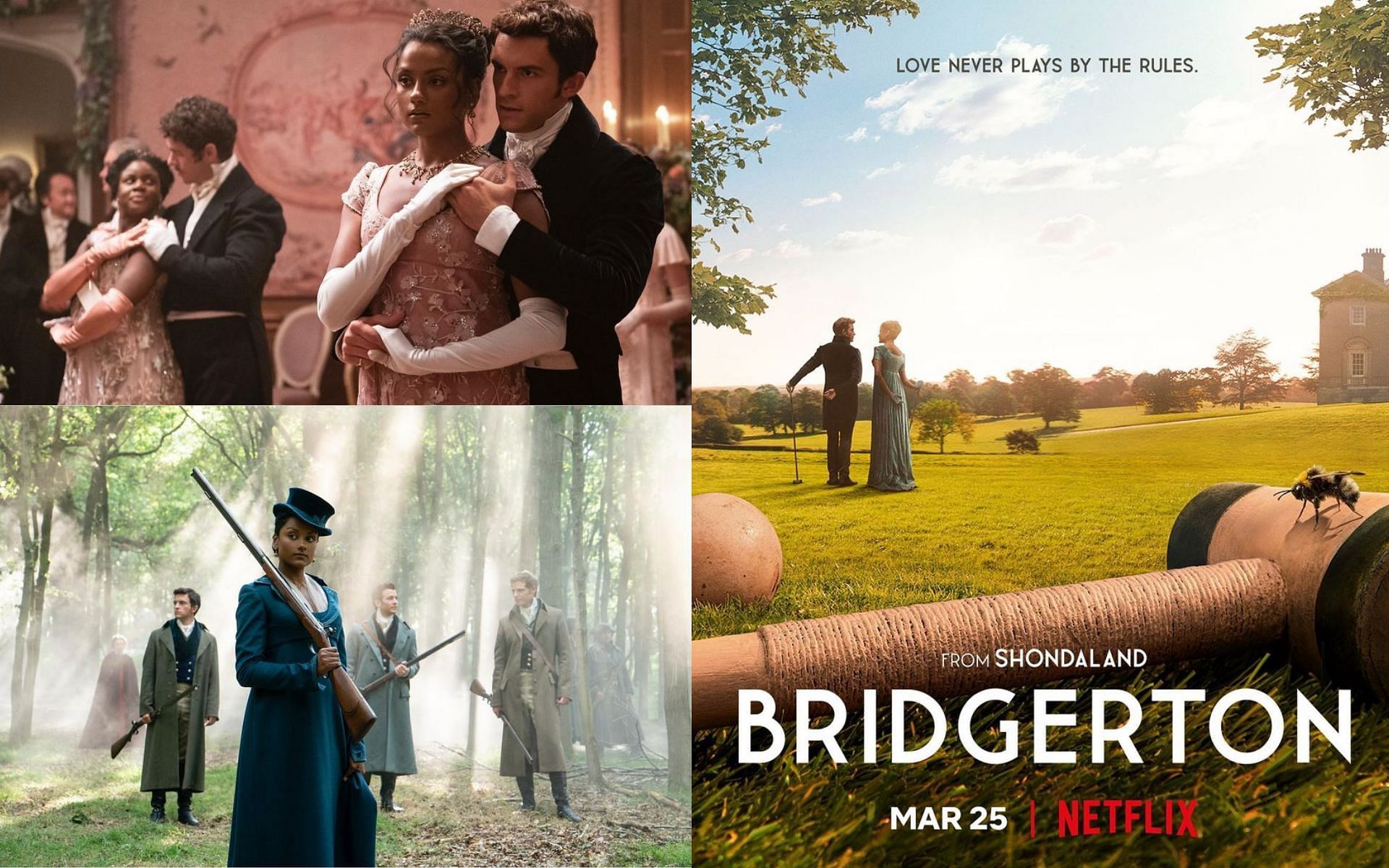 The movie Bridgeton is shown on Netflix. - Bridgerton