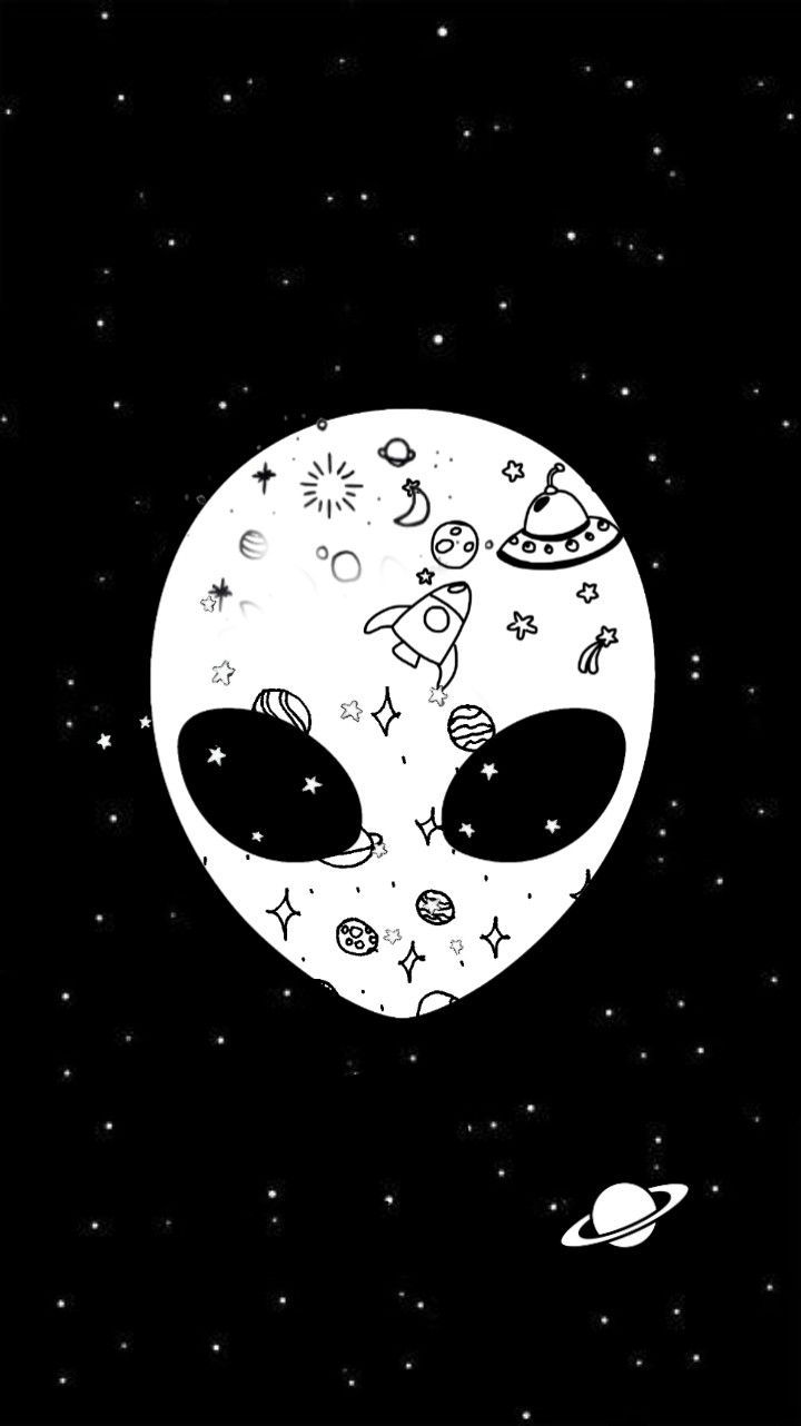 Wallpaper Alien tumblr. Picture collage wall, Cool lock screen wallpaper, Alien aesthetic