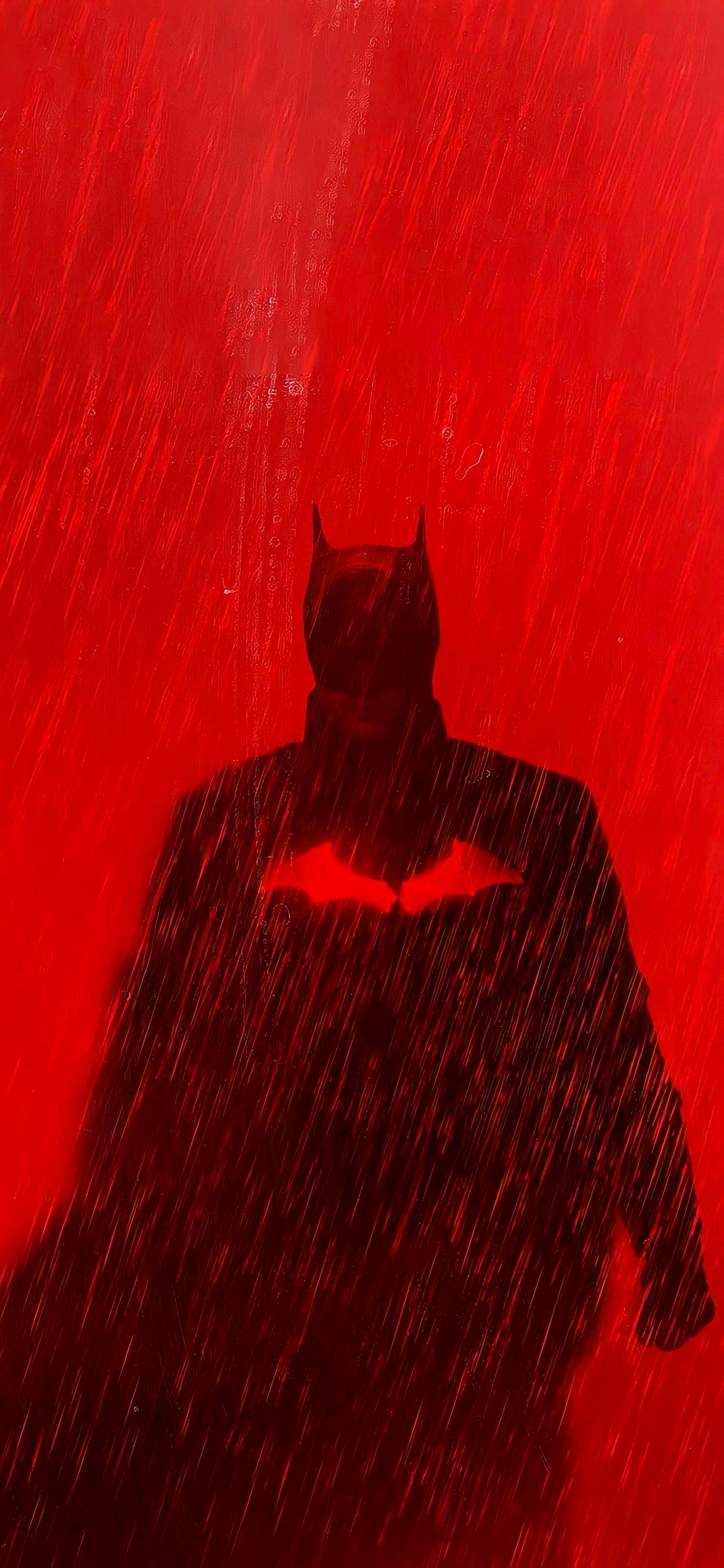 Batman in the rain by person - Batman