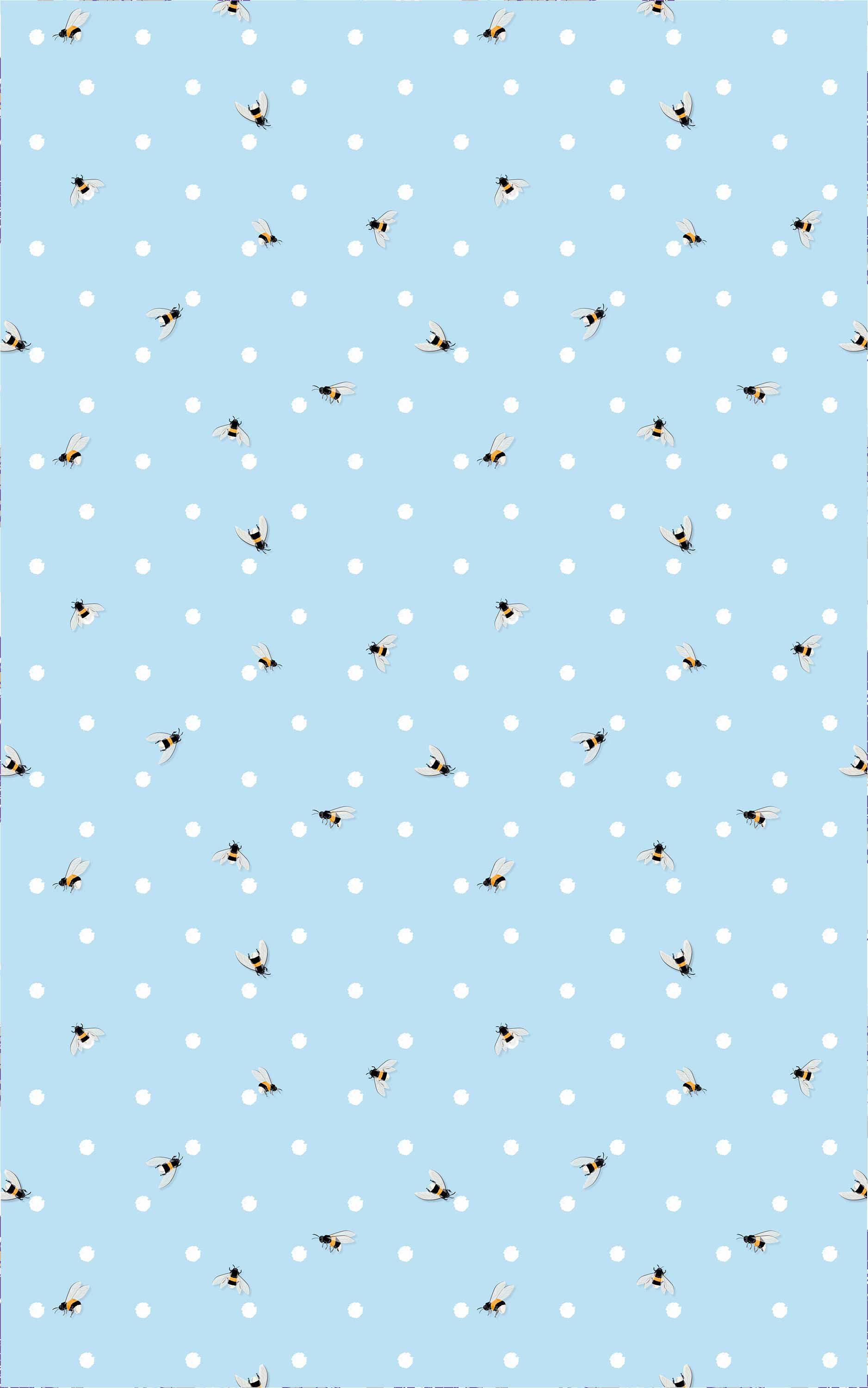 POLKA BEE coverings / wallpaper from GMM