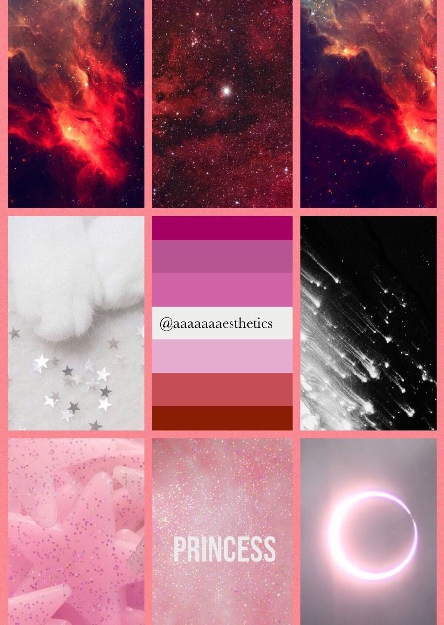 A collage of different colors and stars - Lesbian