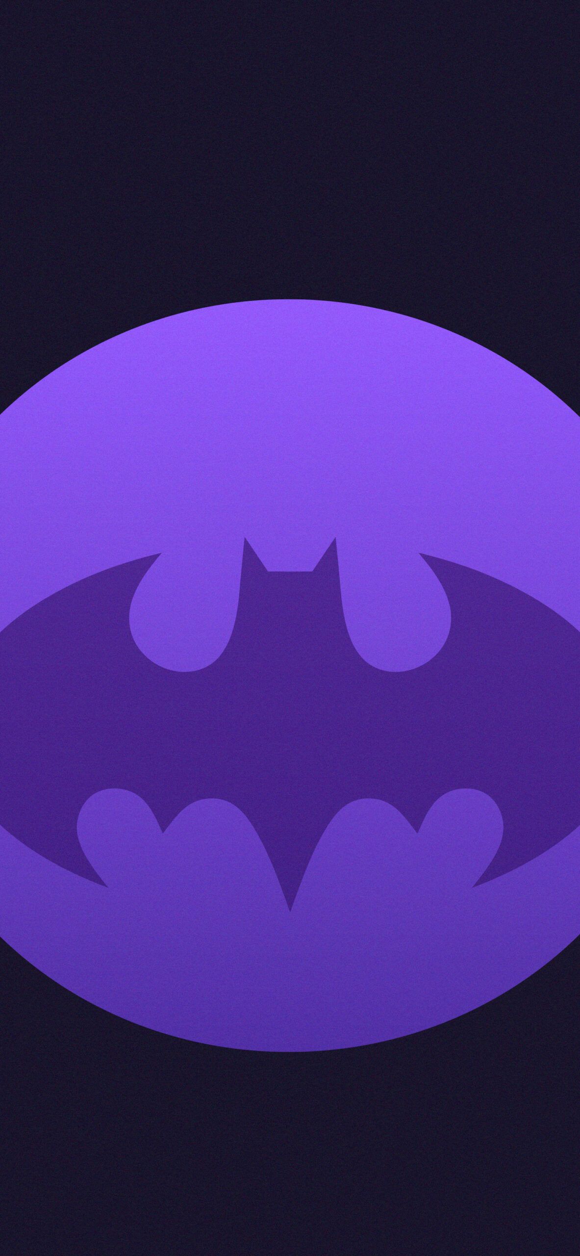 A bat symbol on the dark background - Batman