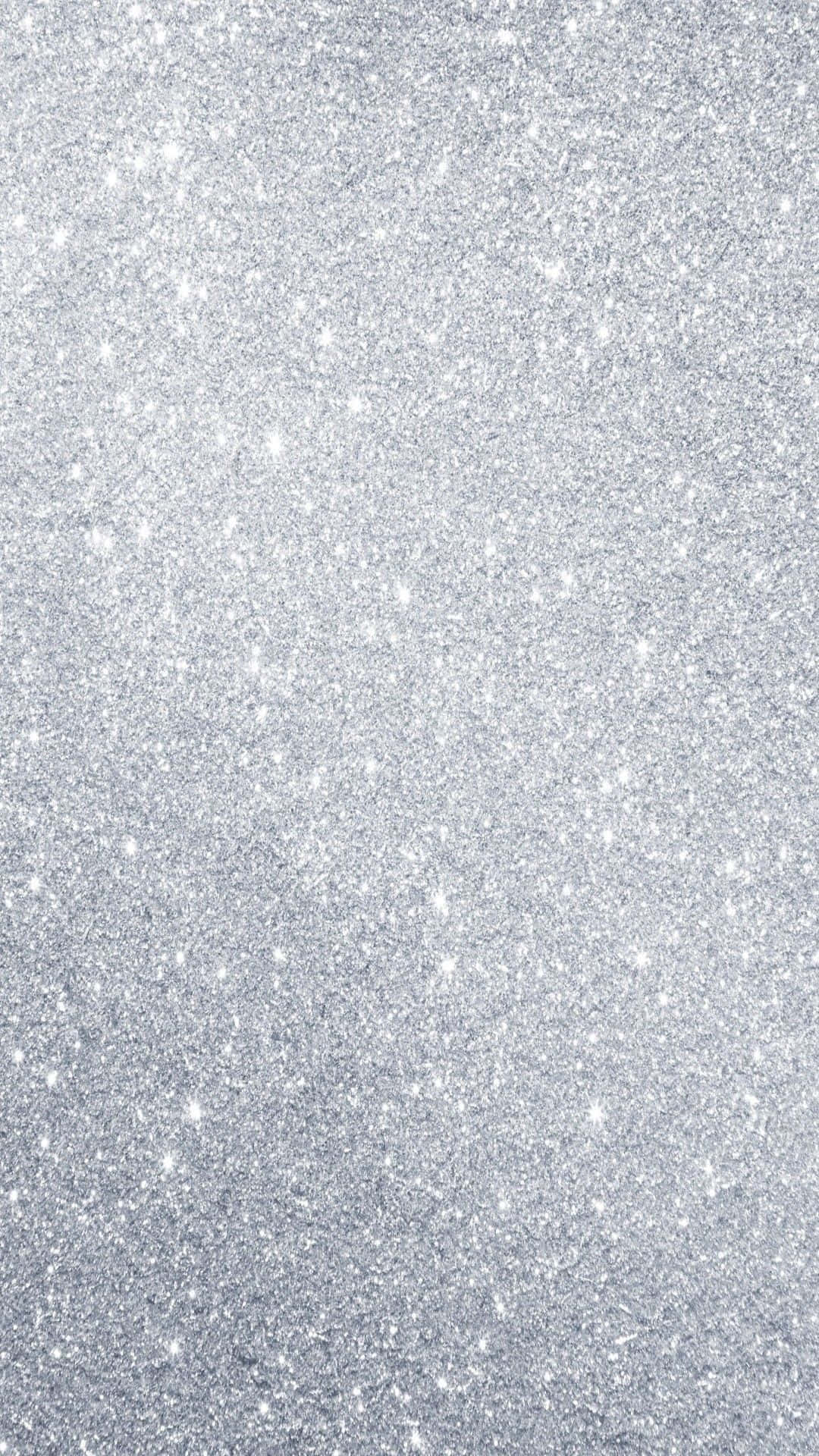 A silver glitter background with a white sparkly texture - Silver