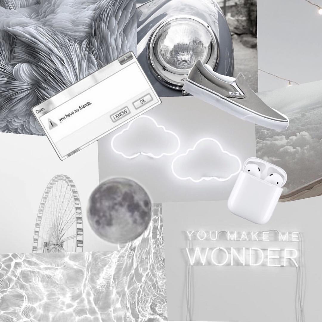 A collage of pictures with different objects - Silver