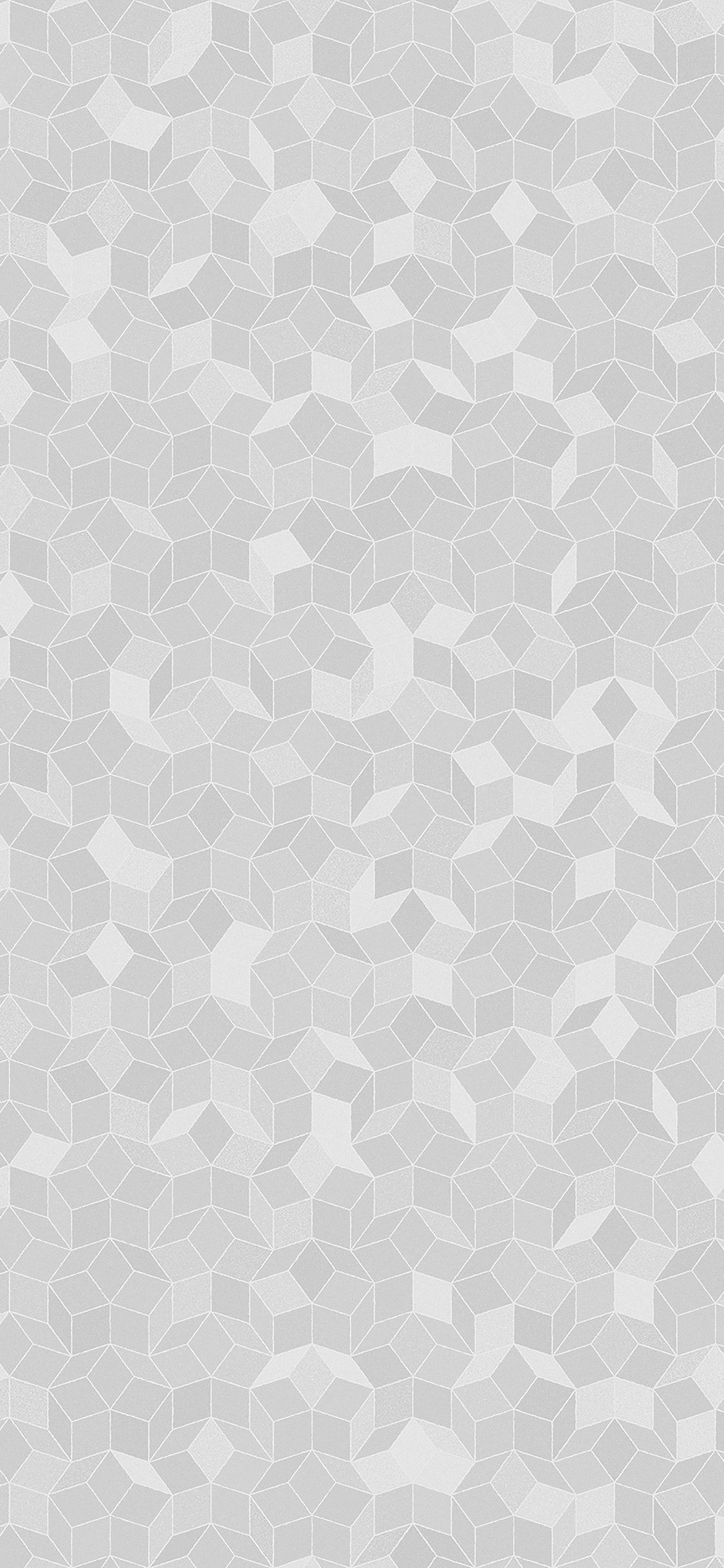 A wallpaper with a light grey geometric pattern - Silver