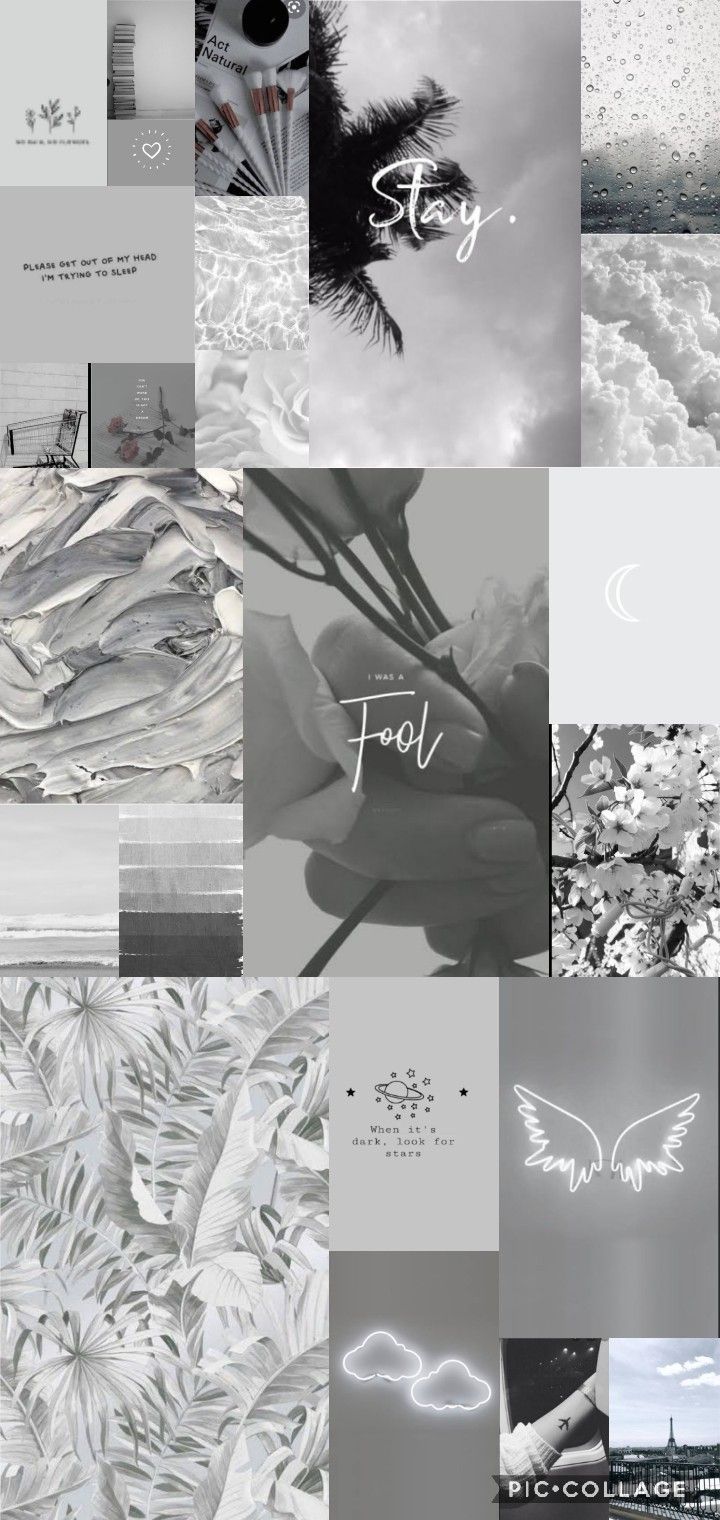 pastel grey collage ♡. Aesthetic collage, iPhone wallpaper tumblr aesthetic, Pink aesthetic