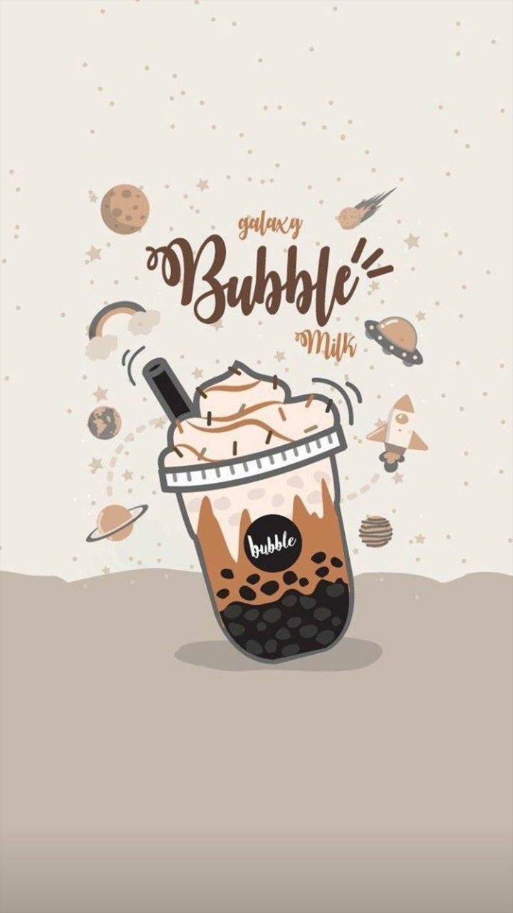 A bubble tea shop logo design - Boba, milk