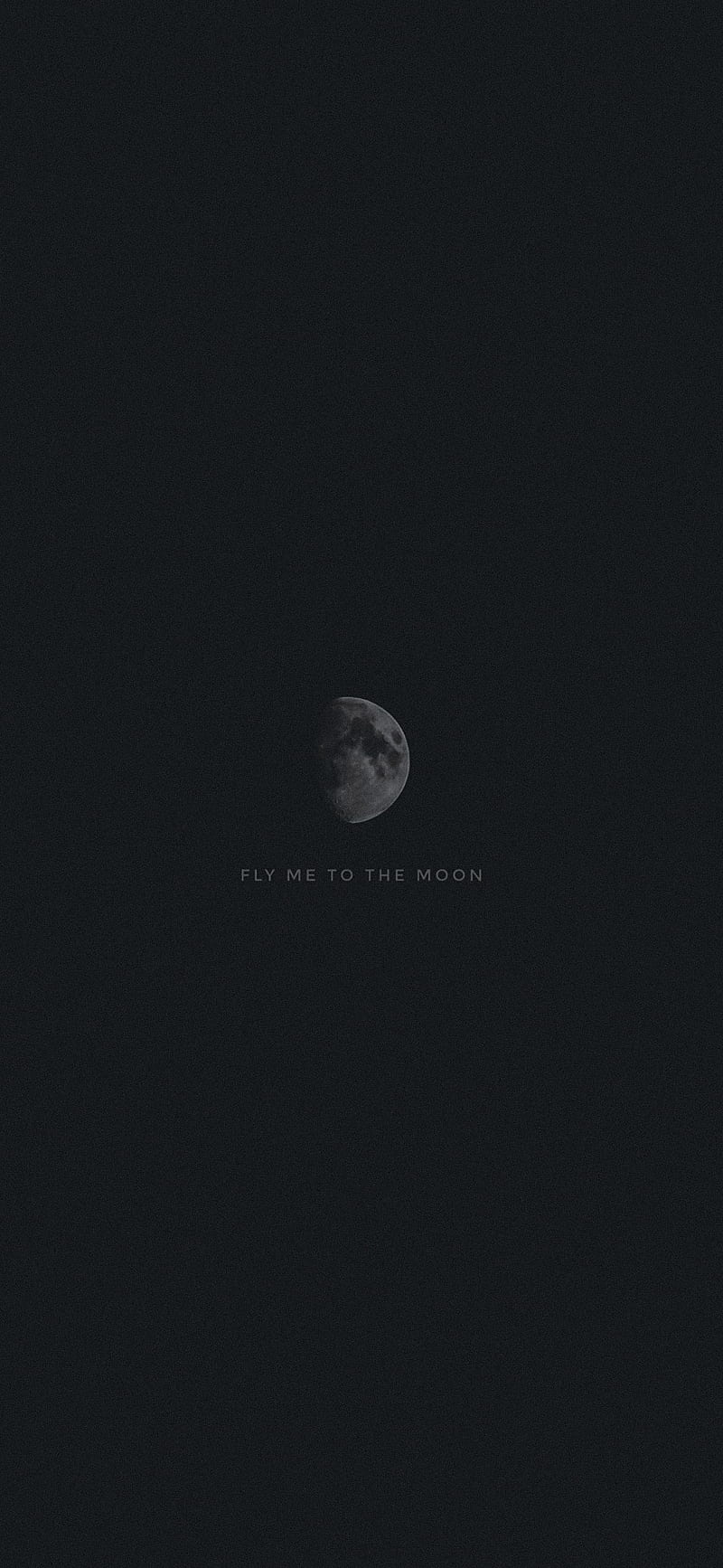 Fly me to the moon, aesthetic, galaxy, HD phone wallpaper