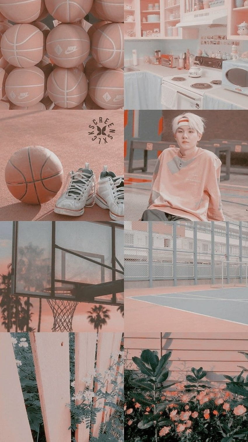 Yoongi Pink Aesthetic, Basketball Aesthetic HD phone wallpaper