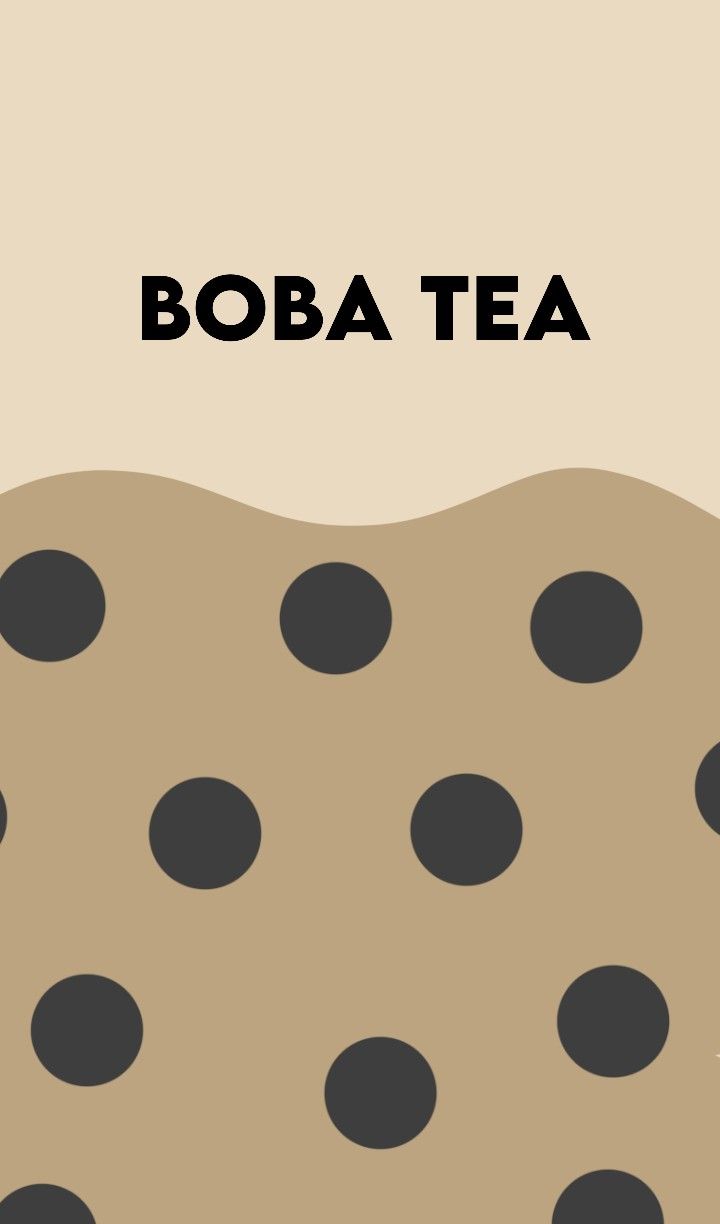 Boba tea wallpaper. Wallpaper medis, Wallpaper kartun, Desain banner