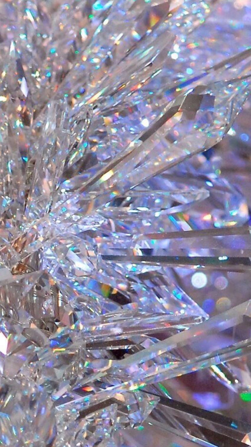 Aesthetic diamond background HD wallpaper