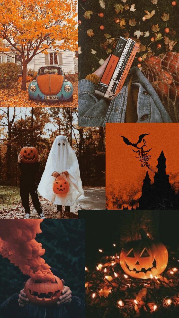 Halloween aesthetic wallpaper. Cute fall background, Halloween wallpaper background, Halloween wallpaper iphone