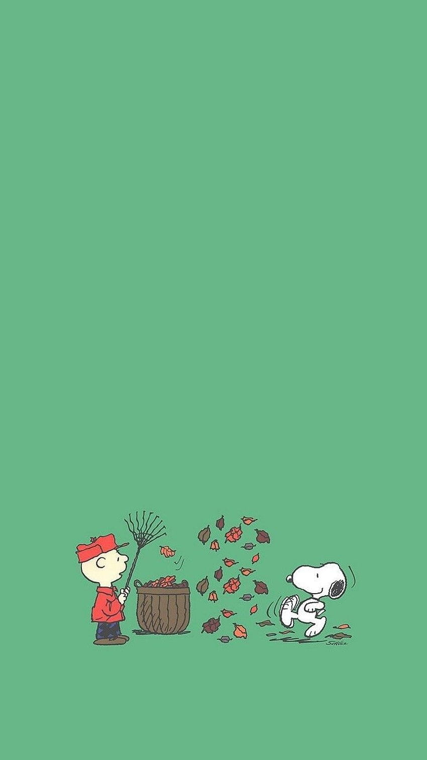 Autumn Peanuts, Charlie Brown Winter HD phone wallpaper