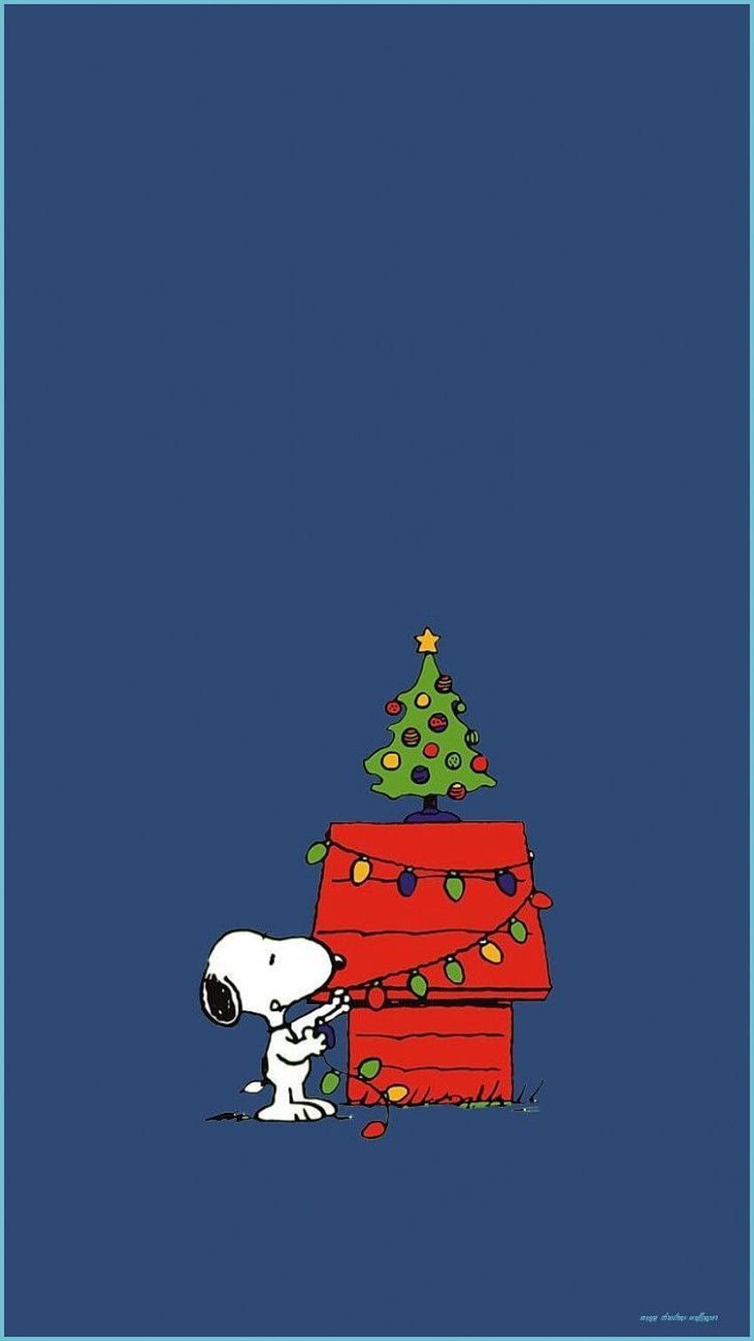 Snoopy christmas iphone HD wallpaper