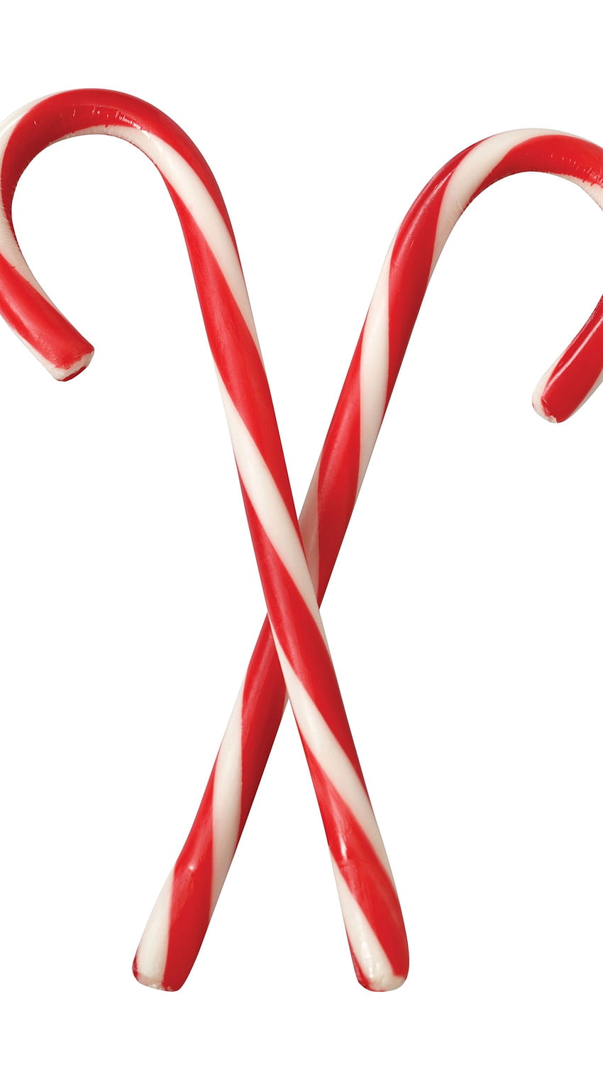Two candy canes that are crossed over each other - Candy cane