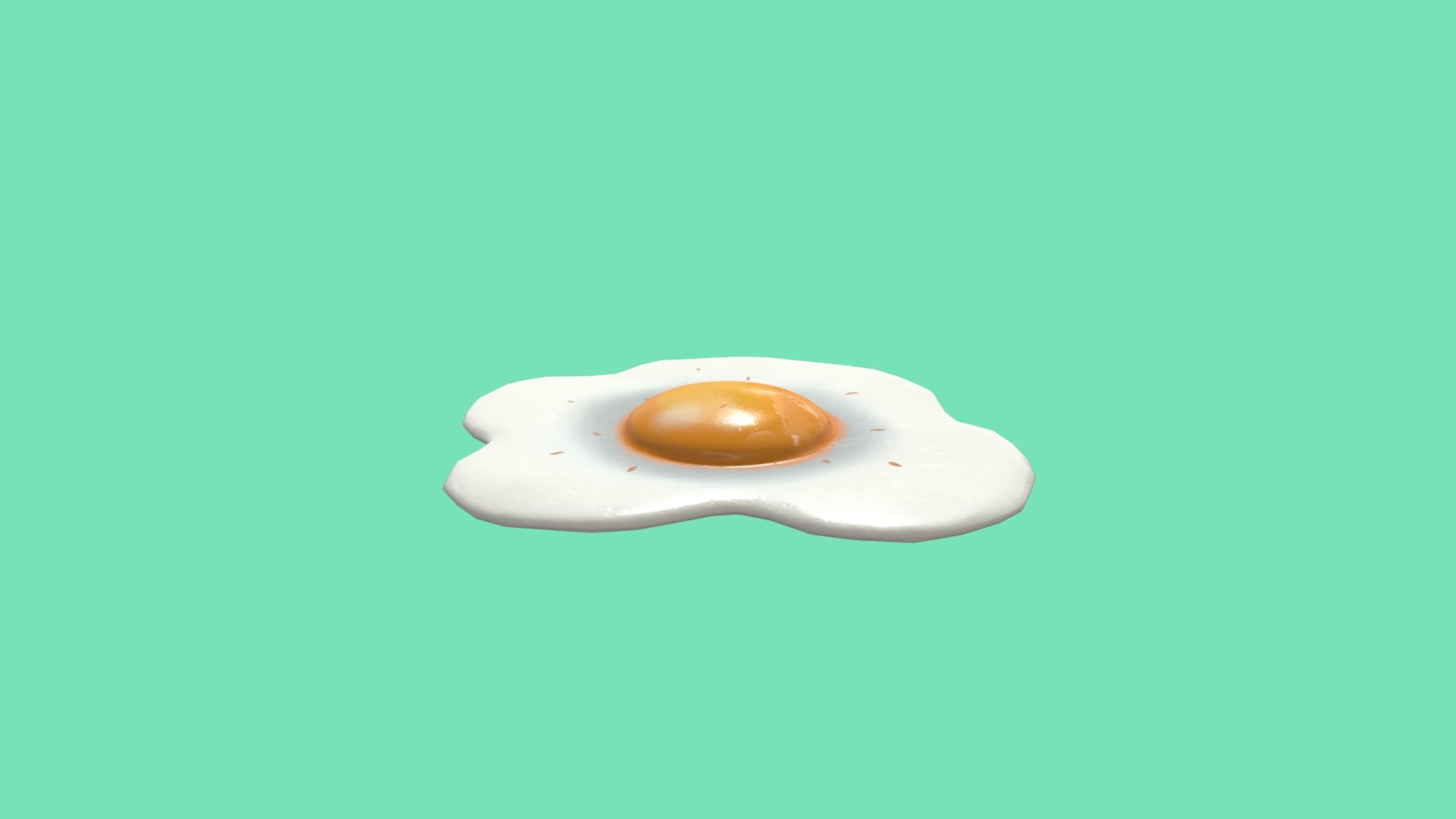 Fried Egg Royalty Free 3D model by haunguyen [cc2a003]