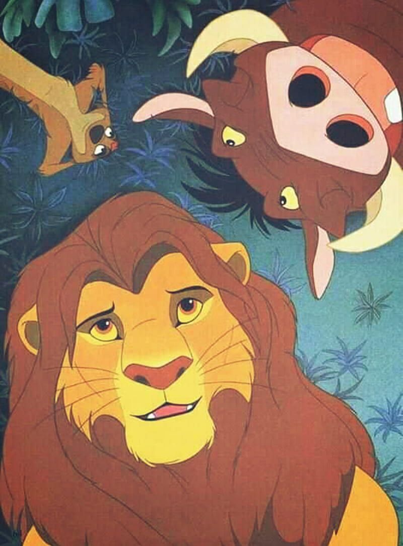 The Lion King, animated, animation, disney, pumbaa, simba, the lion kings, timon, HD phone wallpaper