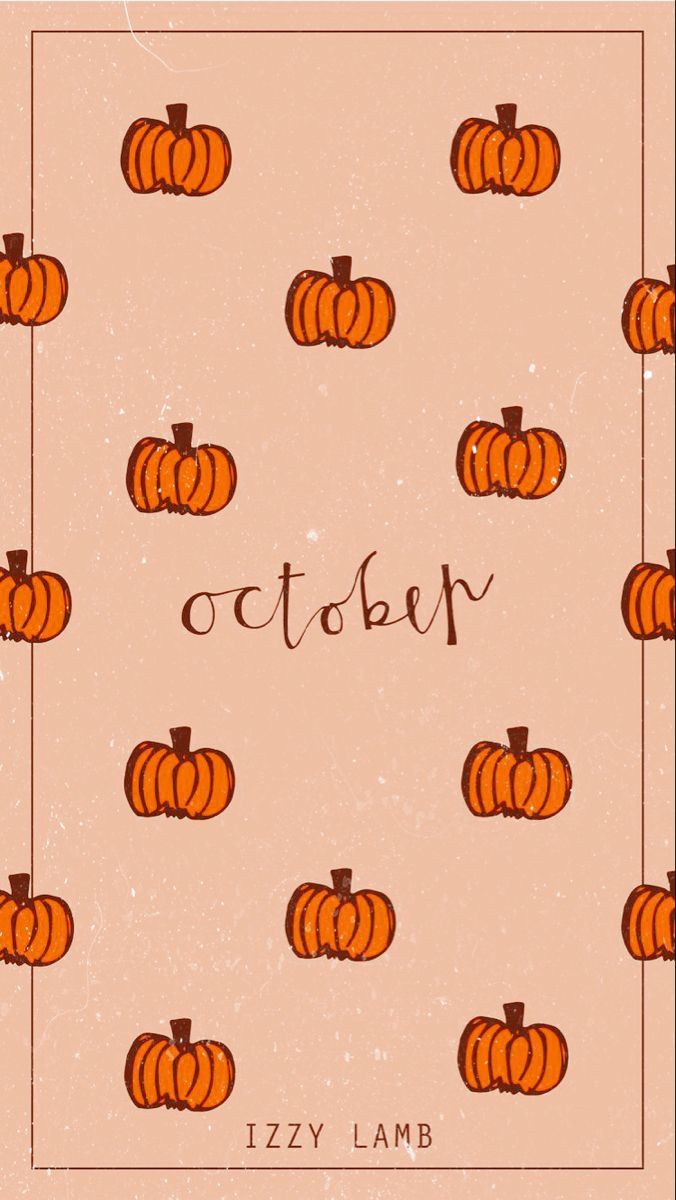 October 2017 calendar with pumpkins - Pumpkin, Halloween, October, cute Halloween