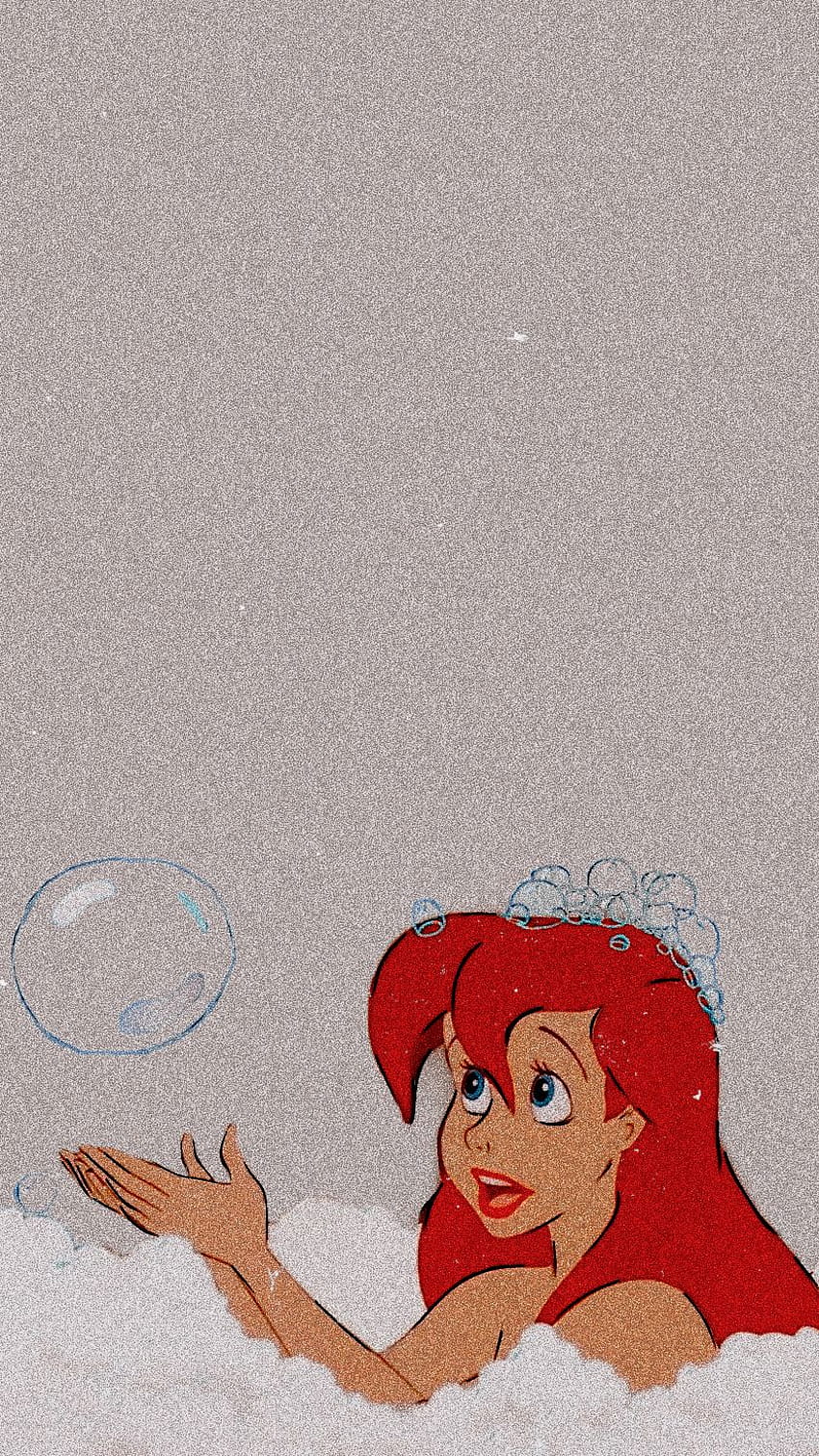 Wallpaper of ariel from the little mermaid in the bathtub - Ariel