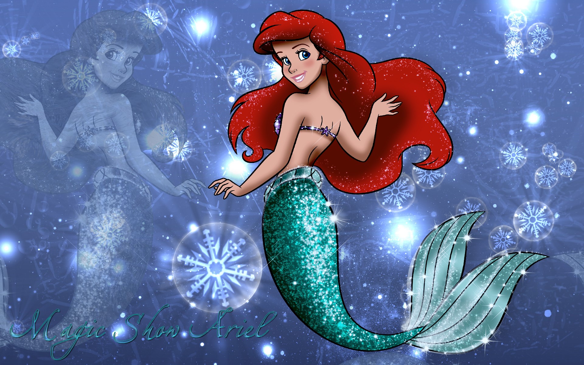 The Little Mermaid, Disney, Tail Gallery HD Wallpaper