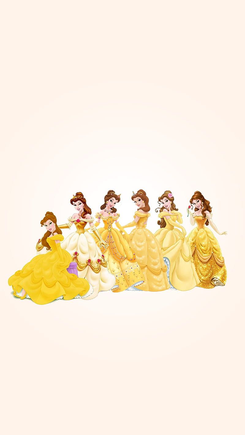 Belle, disney, princess, HD phone wallpaper