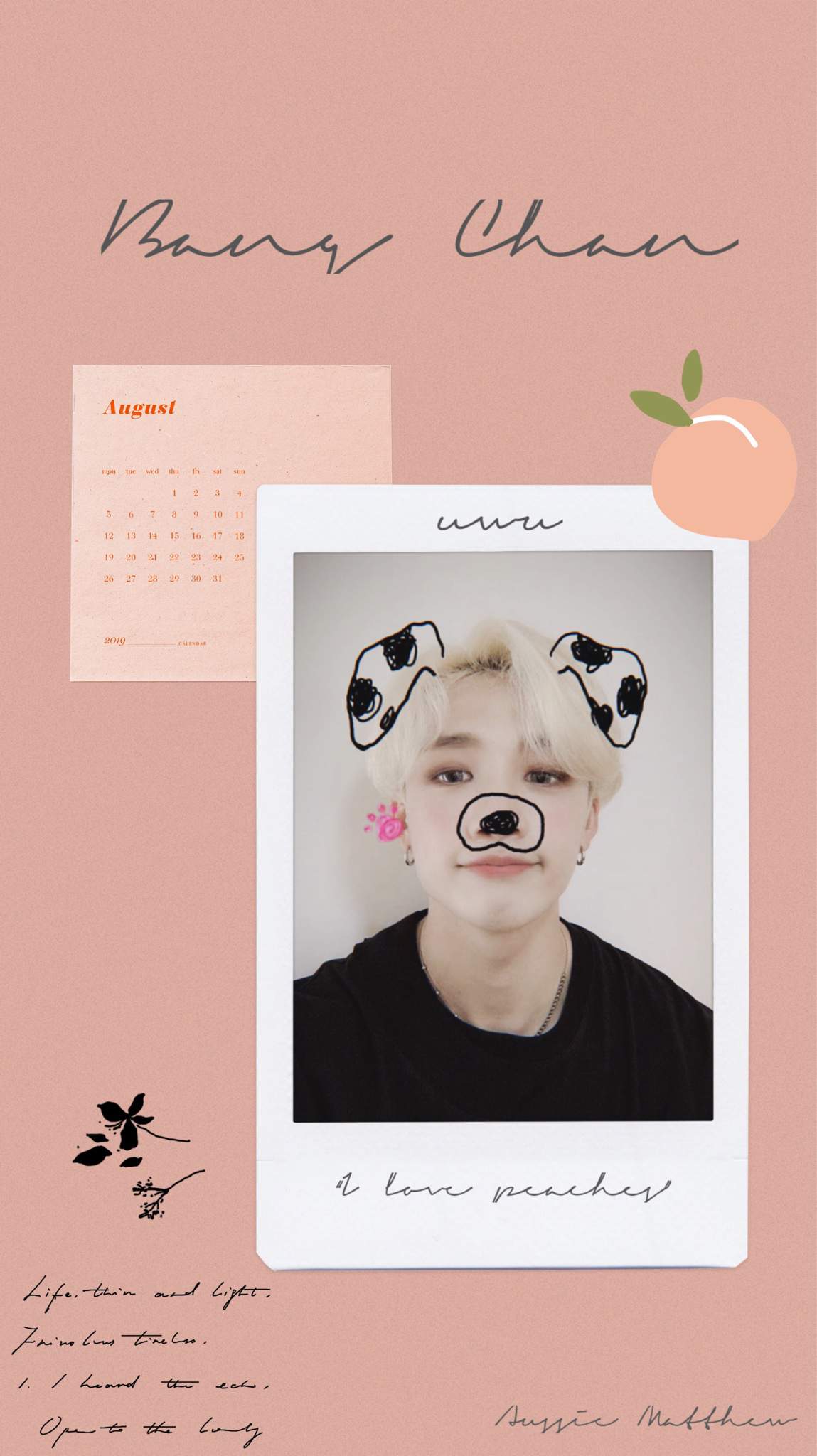 A cute edit of bts rm for his birthday - Bang Chan