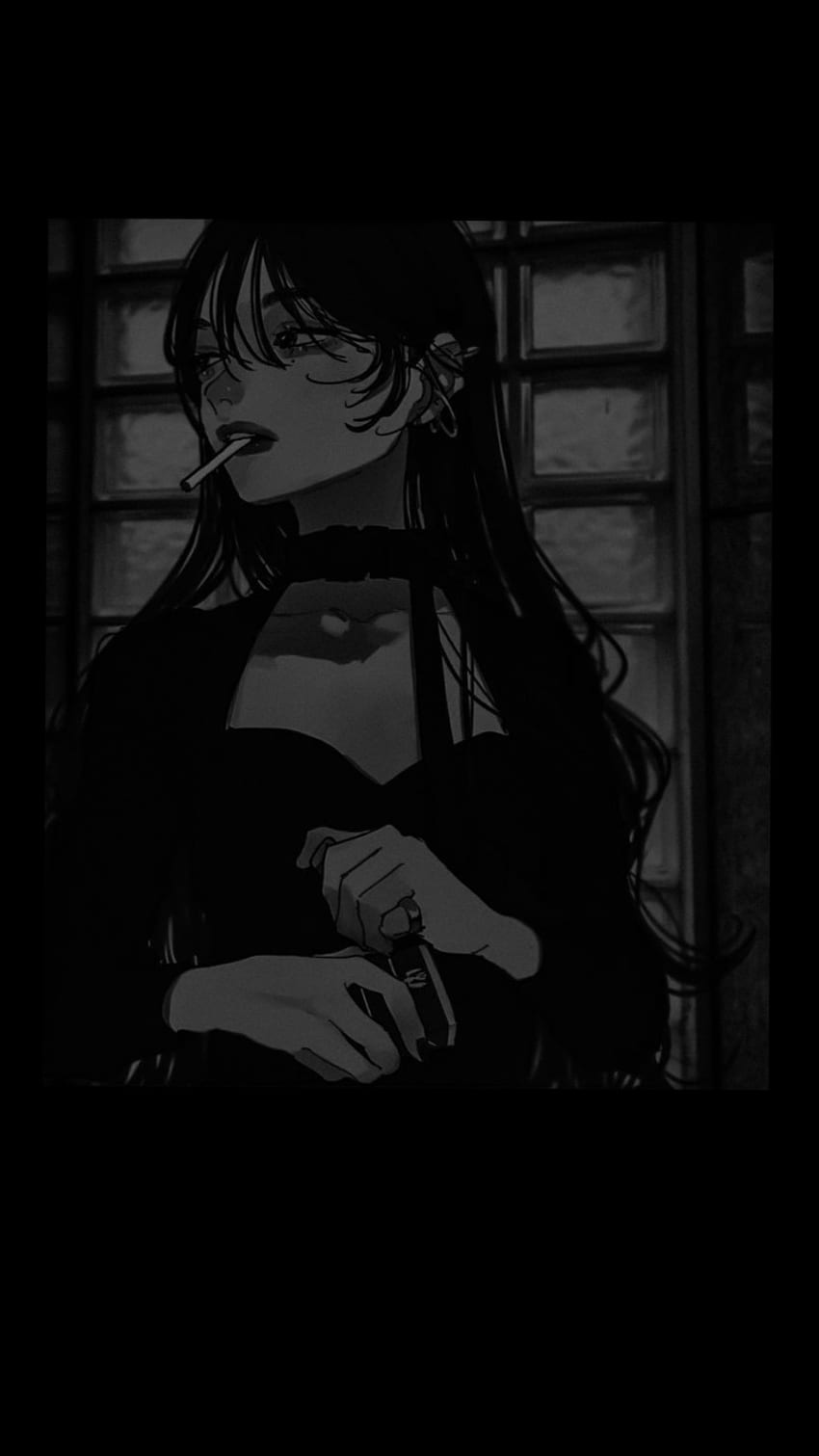 Beautiful Gurl, Aesthetic, Anime, Dark, Emo HD phone wallpaper