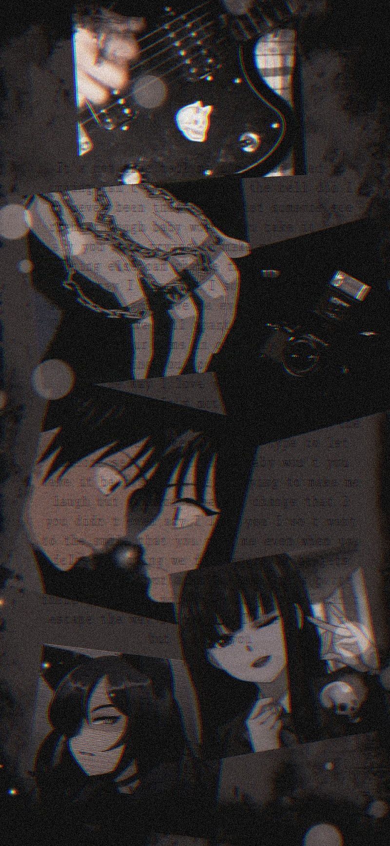 Dark aesthetic, aesthetic, alt, anime, black, color, colorless, cool, dark, emo, HD phone wallpaper