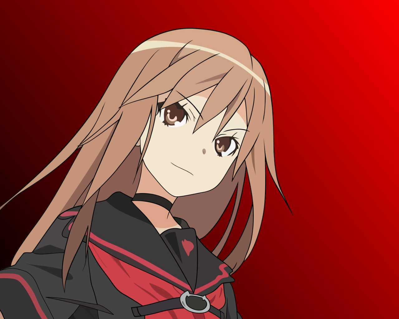 Red and Black Anime Wallpaper