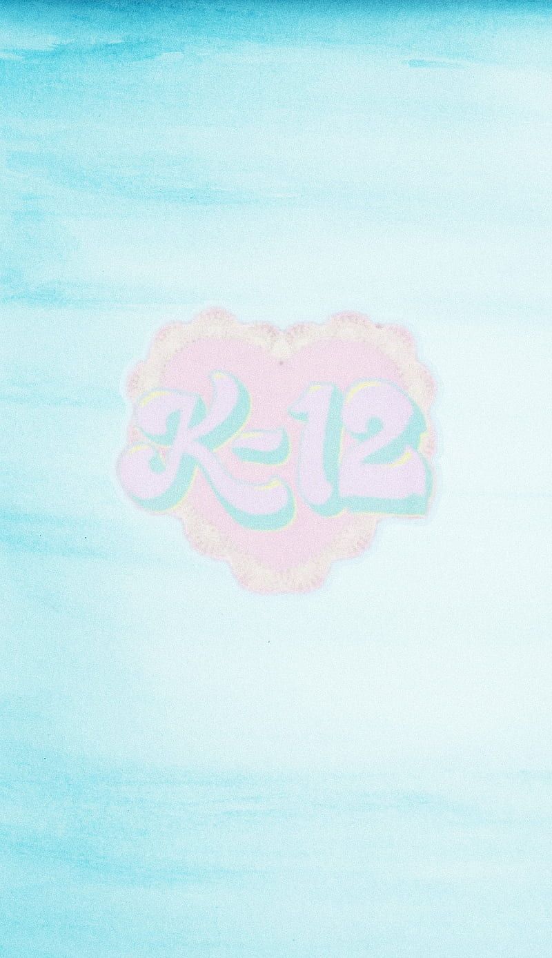 A blue and pink image with the word RET in the middle - Melanie Martinez