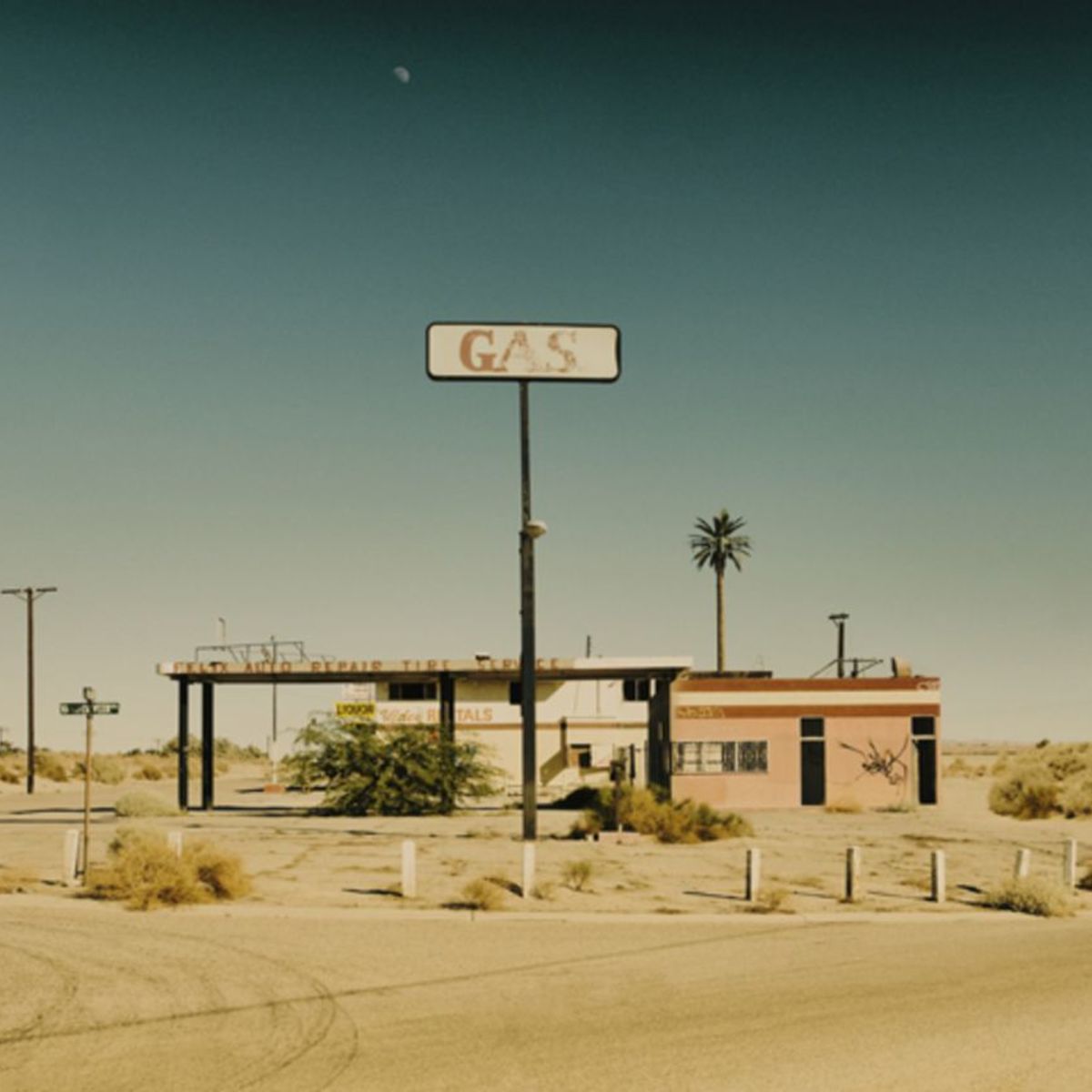 A gas station in the middle of nowhere - California