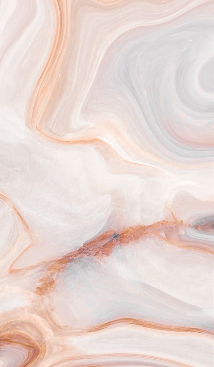 Pink and white marble background phone wallpaper abstract drawing - Rose gold