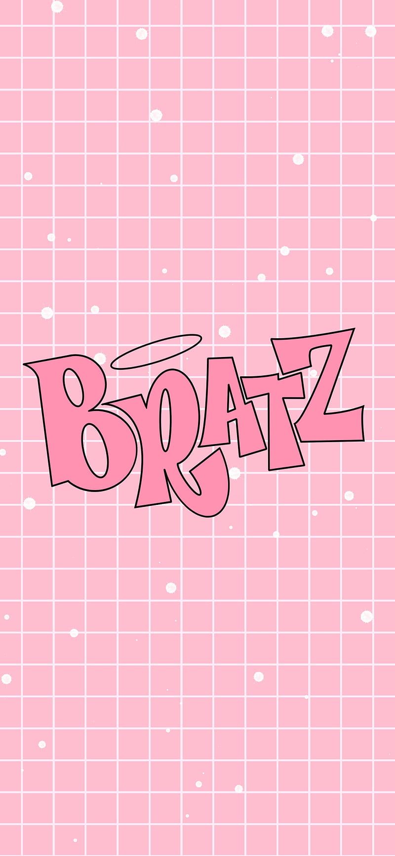 A pink background with the word braz written in white - Baddie