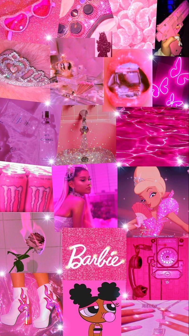 Aesthetic pink. Pink girly, Girl iphone, Pink glitter, Barbie Baddie Aesthetic, HD phone wallpaper