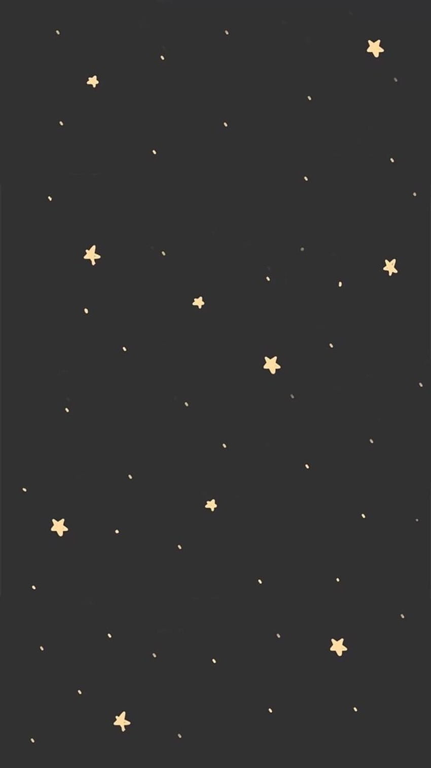A black background with gold stars - Stars