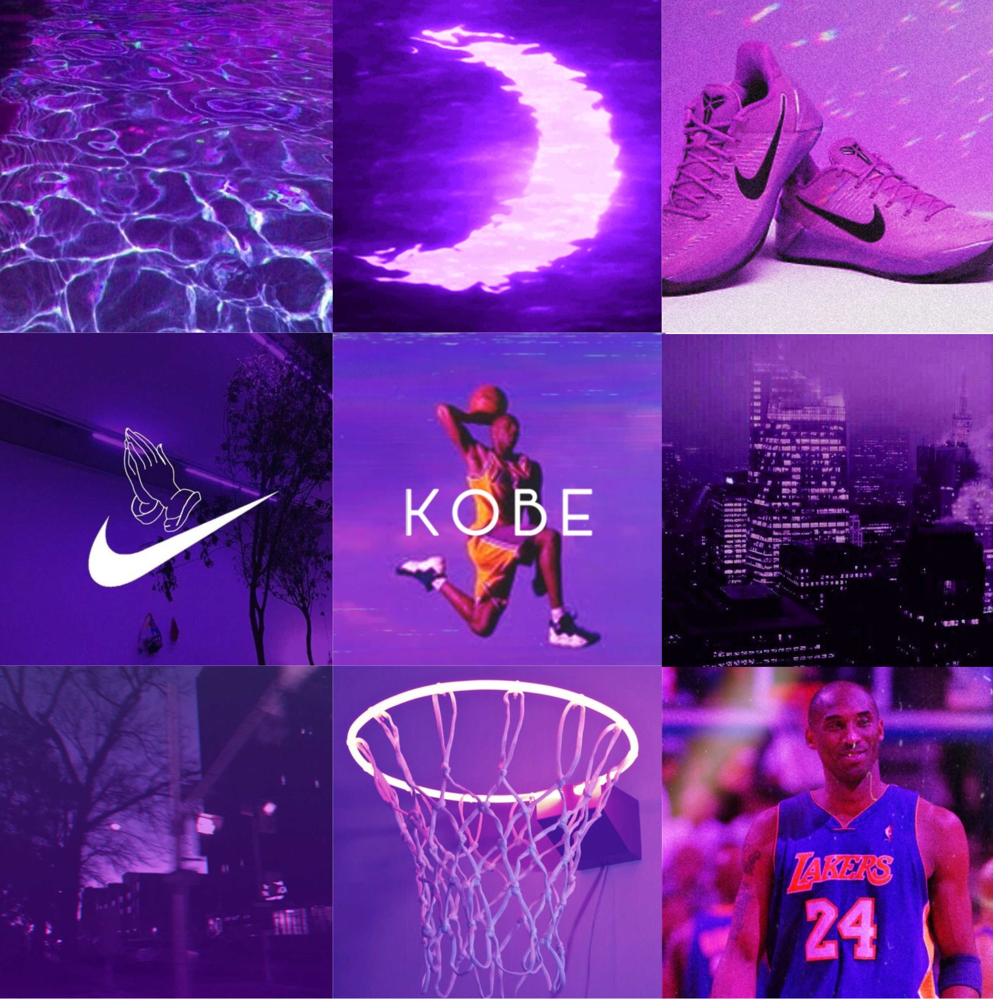 Purple Aesthetic Basketball Wallpaper