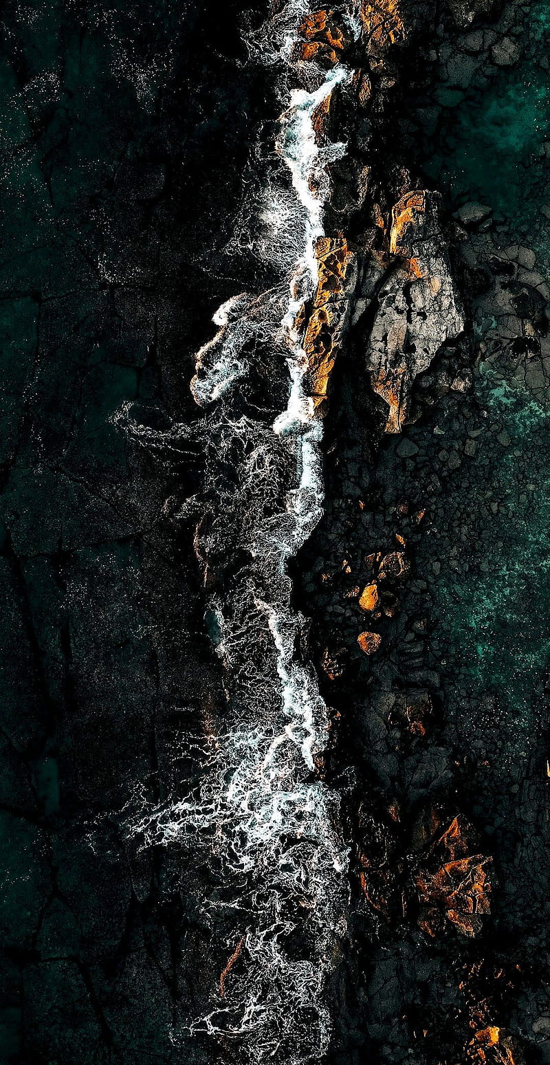 Aerial view of a waterfall - Nature