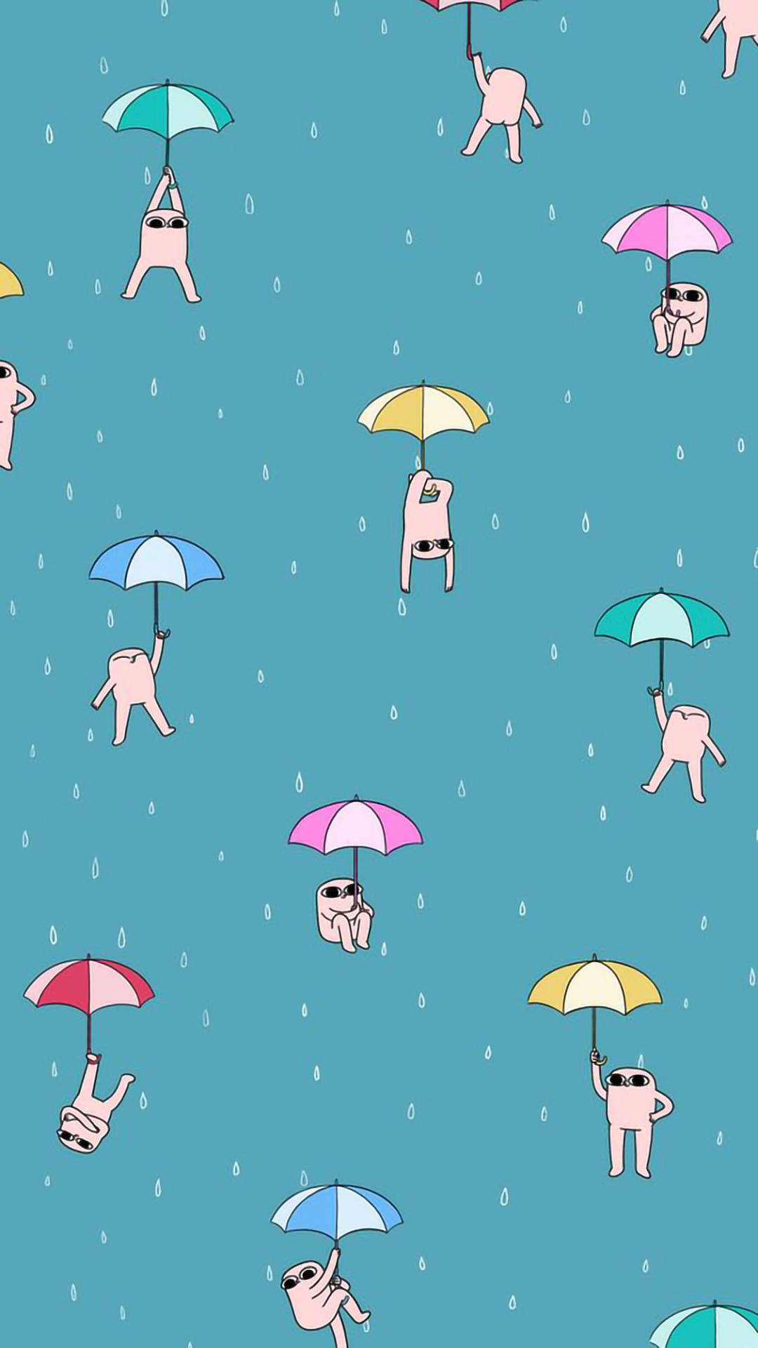 Download Funny Ketnipz Raining Aesthetic Wallpaper
