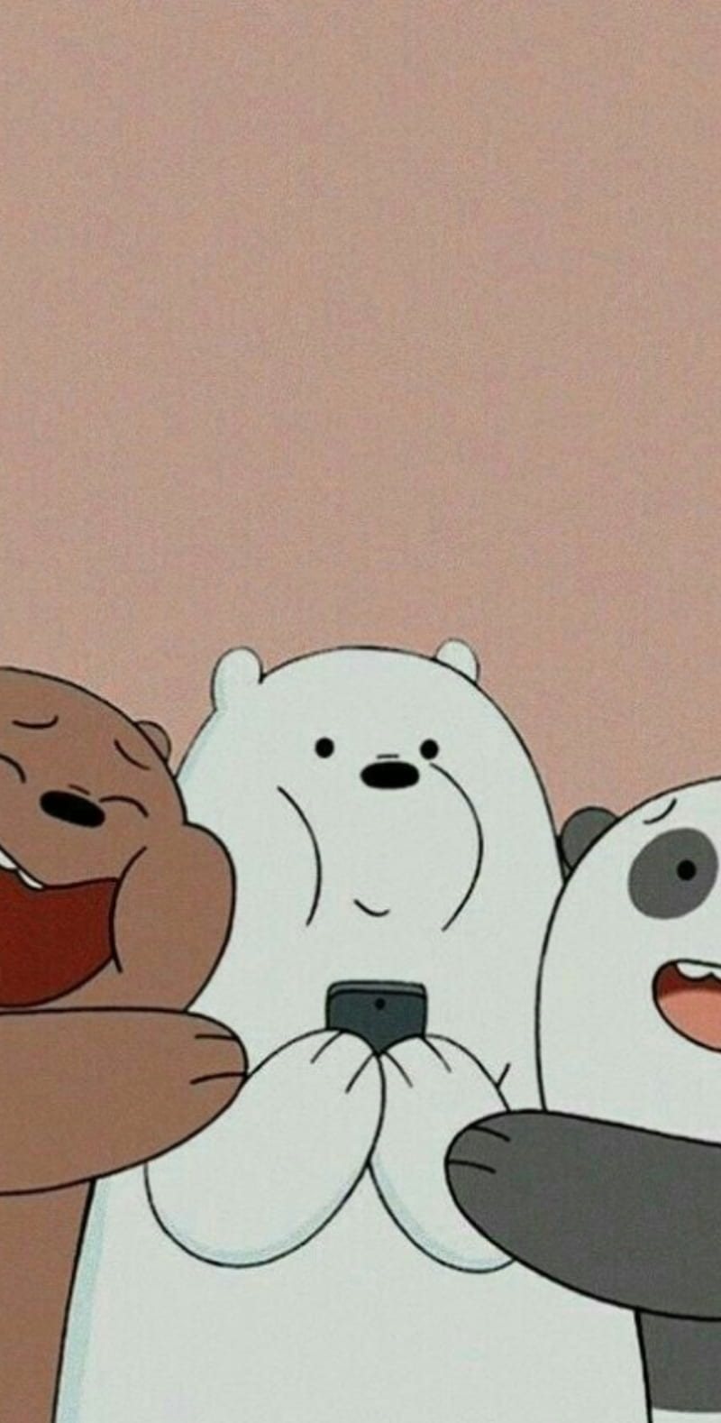 We bare bears, brown, cute, HD phone wallpaper