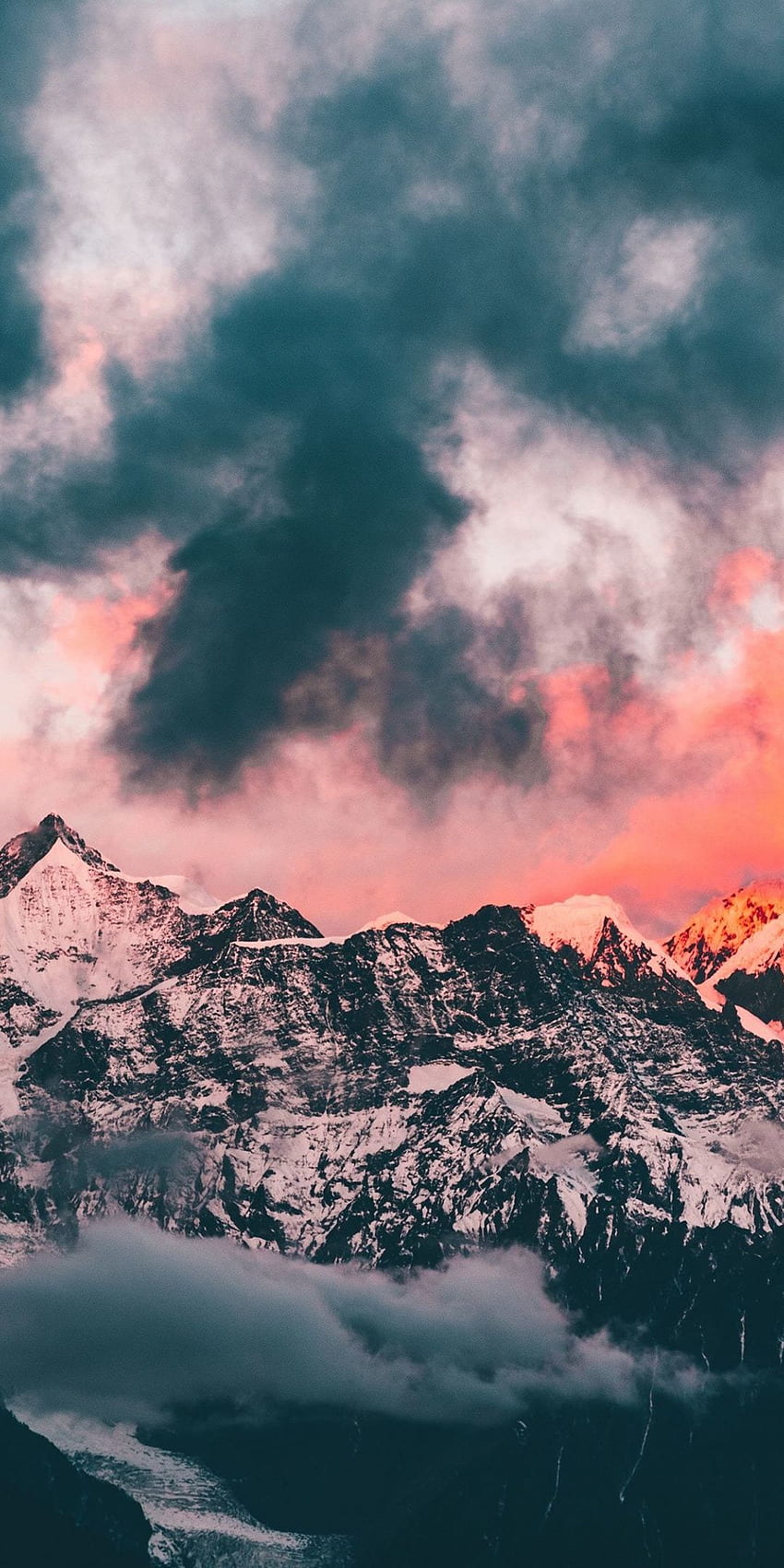 Mountain peak aesthetic HD wallpaper