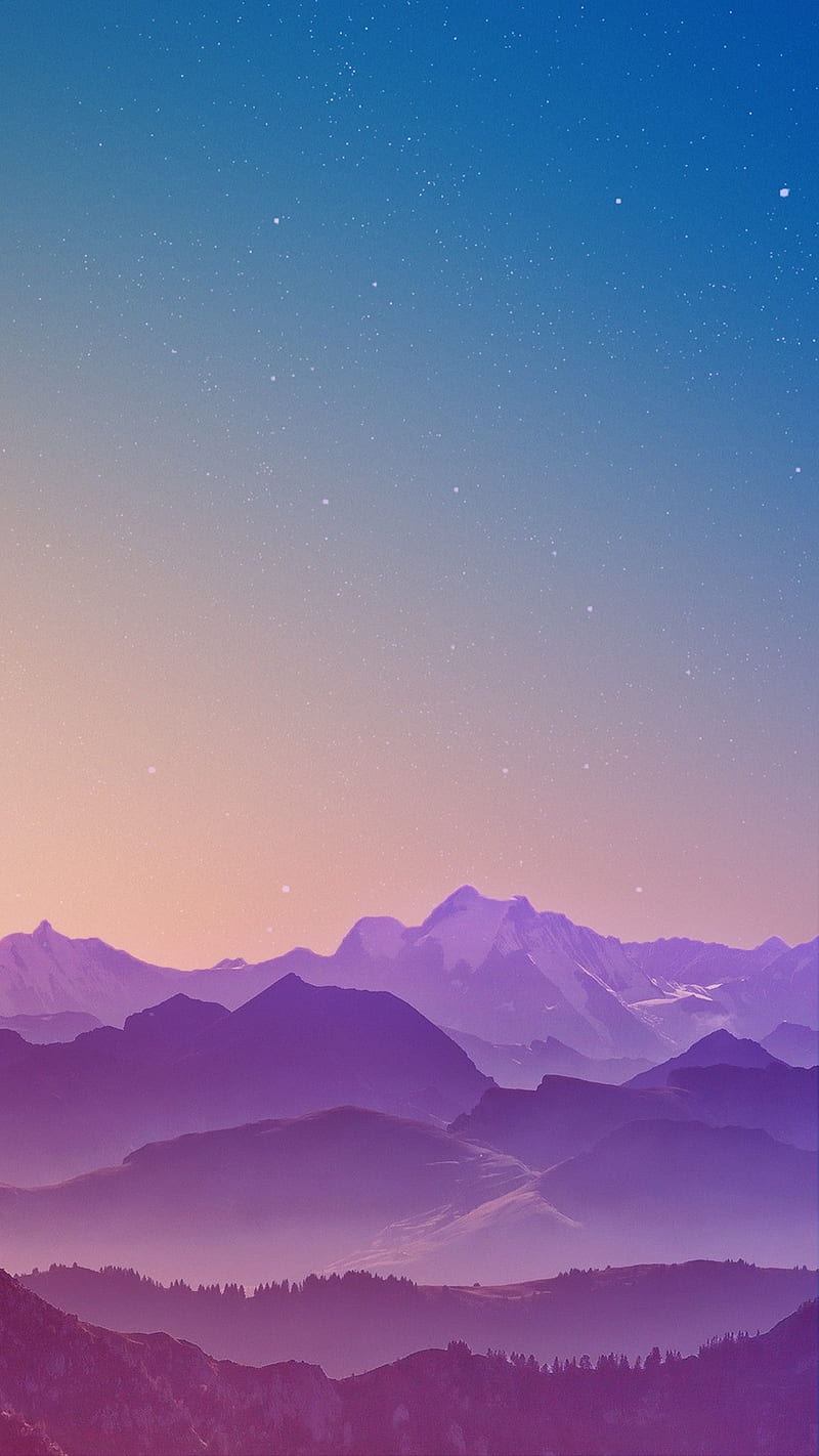 Nature, android, blue, colorful, galaxy, mountain, mountains, note, sunsets, HD phone wallpaper