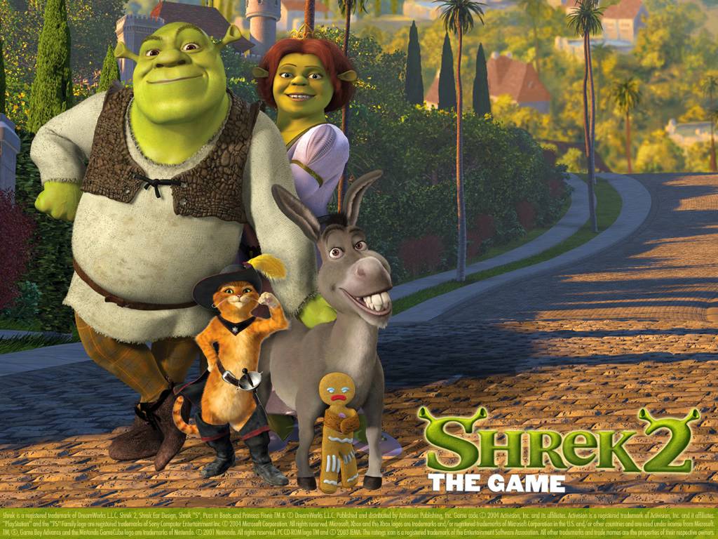 A poster for the movie shrek 2 - Shrek